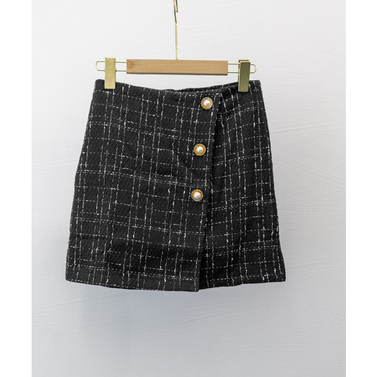 ツイード風スカート 韓国ミニスカート美脚 | SUNSHINE CLOSET | 詳細画像13 