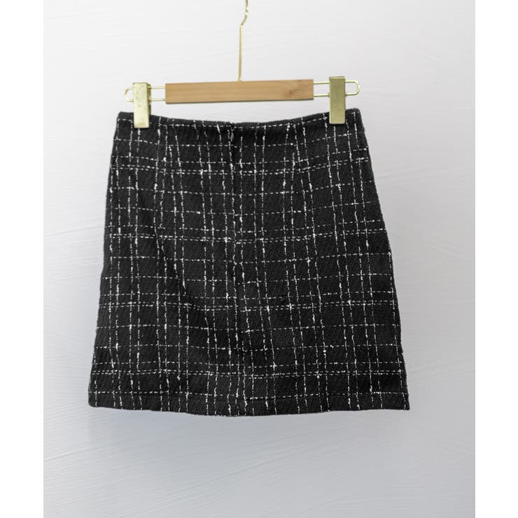 ツイード風スカート 韓国ミニスカート美脚 | SUNSHINE CLOSET | 詳細画像14 