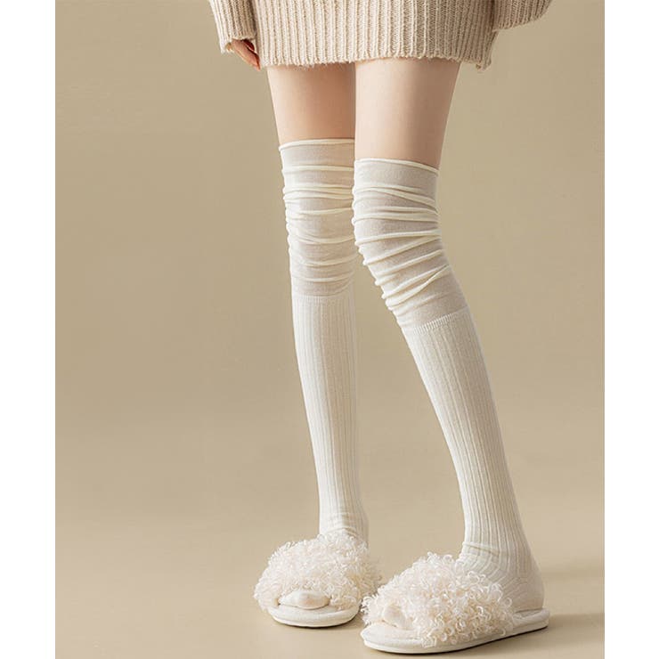 ニーハイソックス 韓国 ルーズソックス | SUNSHINE CLOSET | 詳細画像10 