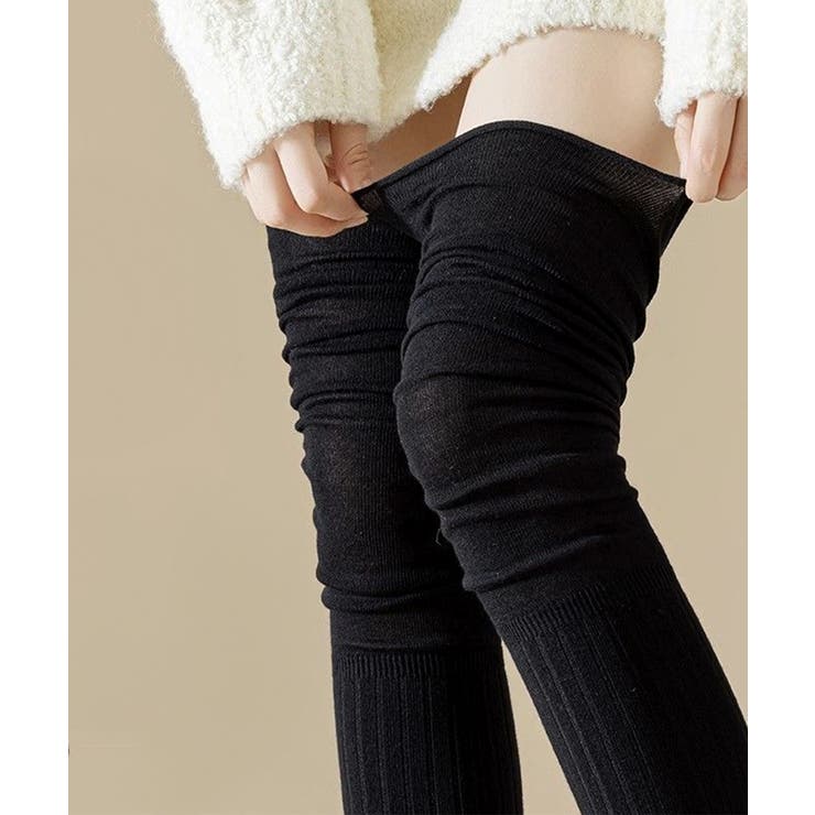 ニーハイソックス 韓国 ルーズソックス | SUNSHINE CLOSET | 詳細画像3 