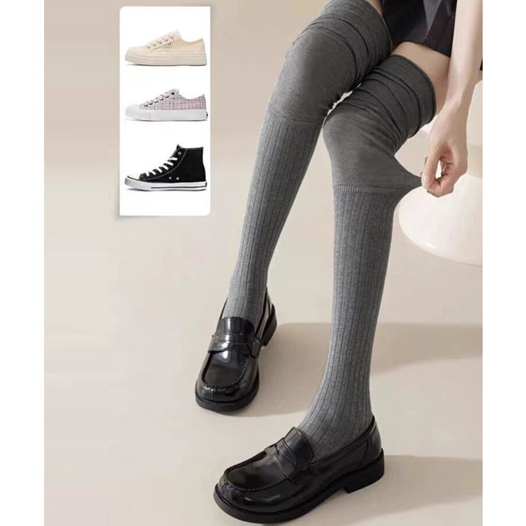 ニーハイソックス 韓国 ルーズソックス | SUNSHINE CLOSET | 詳細画像7 