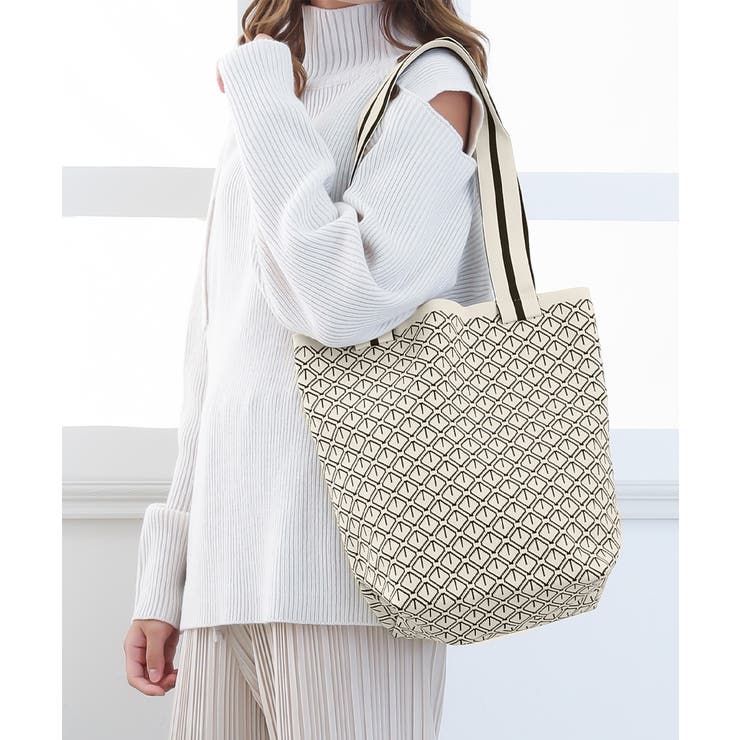 トートバッグ ニット編みバッグ 韓国風鞄 | SUNSHINE CLOSET | 詳細画像15 