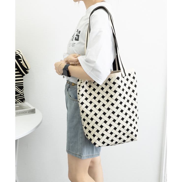 トートバッグ ニット編みバッグ 韓国風鞄 | SUNSHINE CLOSET | 詳細画像21 