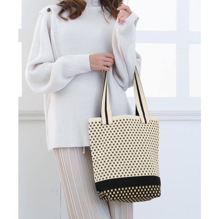 トートバッグ ニット編みバッグ 韓国風鞄 | SUNSHINE CLOSET | 詳細画像23 