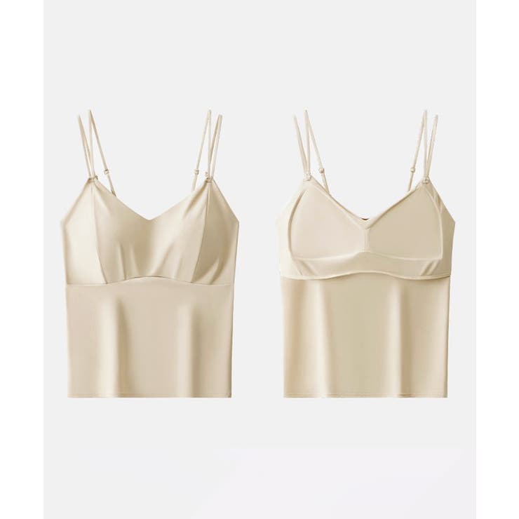 ノンワイヤーブラキャミ バックシースルーセクシー下着 ブラ一体型インナー楽ちんチ… | SUNSHINE CLOSET | 詳細画像17 