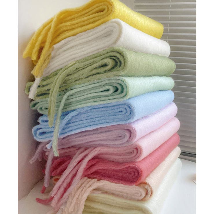 ボリューム ワイドマフラーフリンジ 無地 | SUNSHINE CLOSET | 詳細画像8 