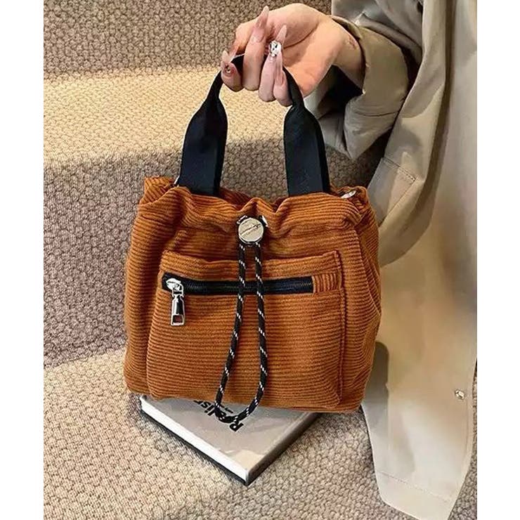 コーデュロイ 巾着ショルダーバッグ小さめ | SUNSHINE CLOSET | 詳細画像15 