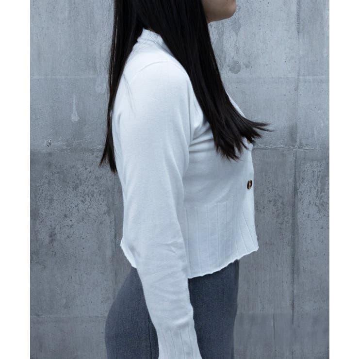 ショート丈 ニットカーディガン春アウター | SUNSHINE CLOSET | 詳細画像5 