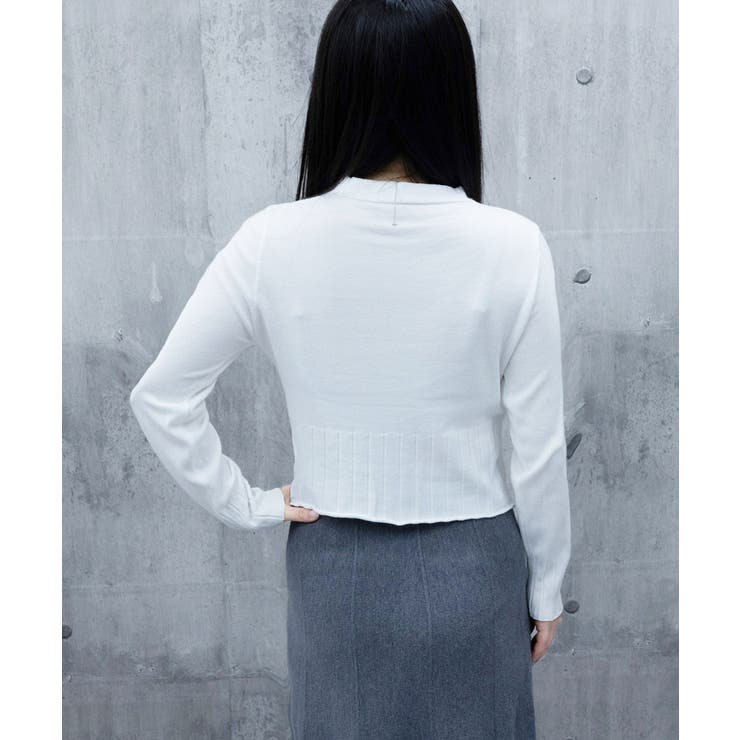 ショート丈 ニットカーディガン春アウター | SUNSHINE CLOSET | 詳細画像6 