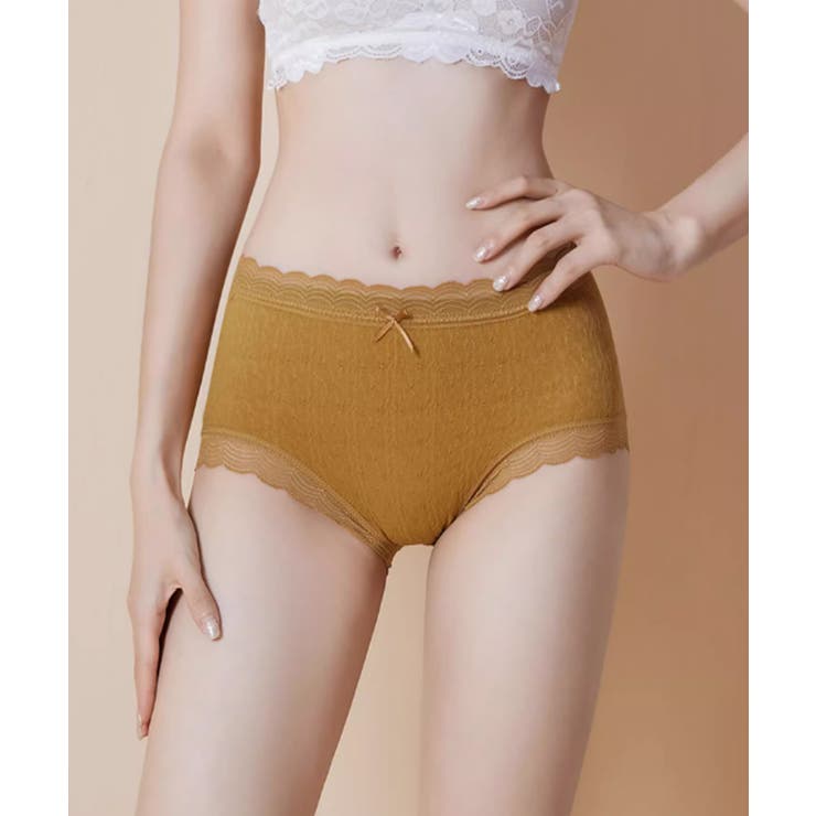 新品◇リナシメント◇綺麗ベージュ！カッコいい美脚”スティックラインパンツ！XS ショーツ リボン付き レディース 美尻[品番：AGCW0006774