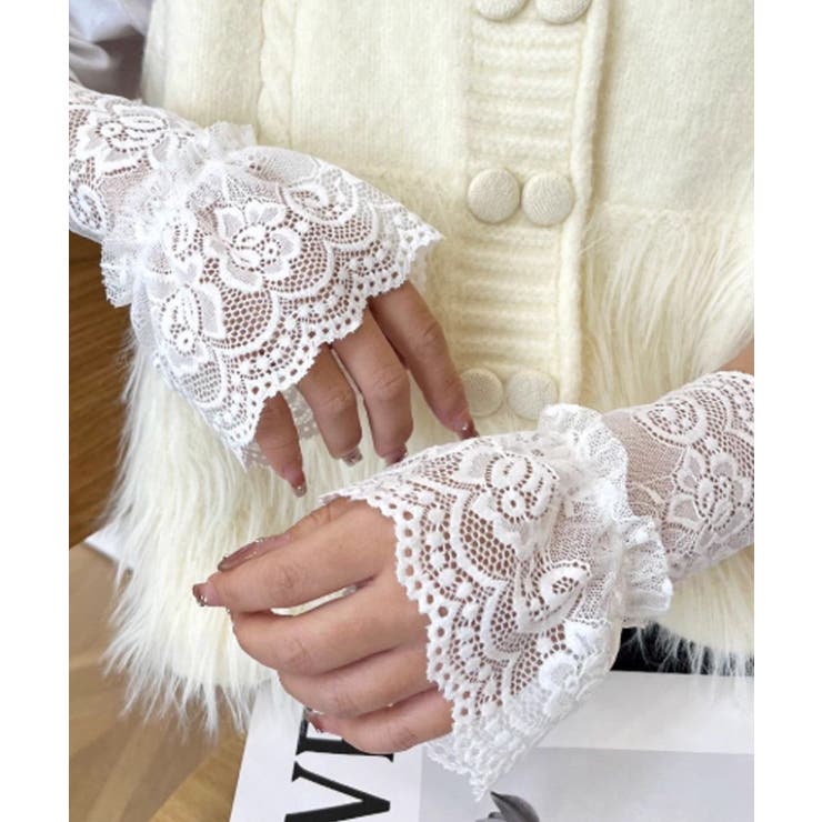 レース 付けカフス レディース 重ね着風 | SUNSHINE CLOSET | 詳細画像9 