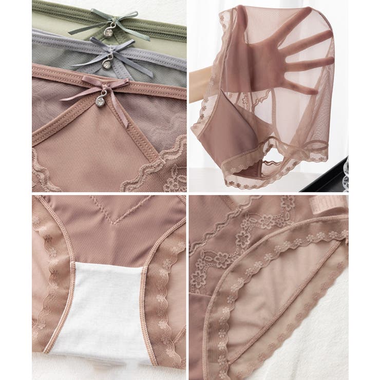 花柄レース ショーツ リボン付き 美尻 | SUNSHINE CLOSET | 詳細画像19 