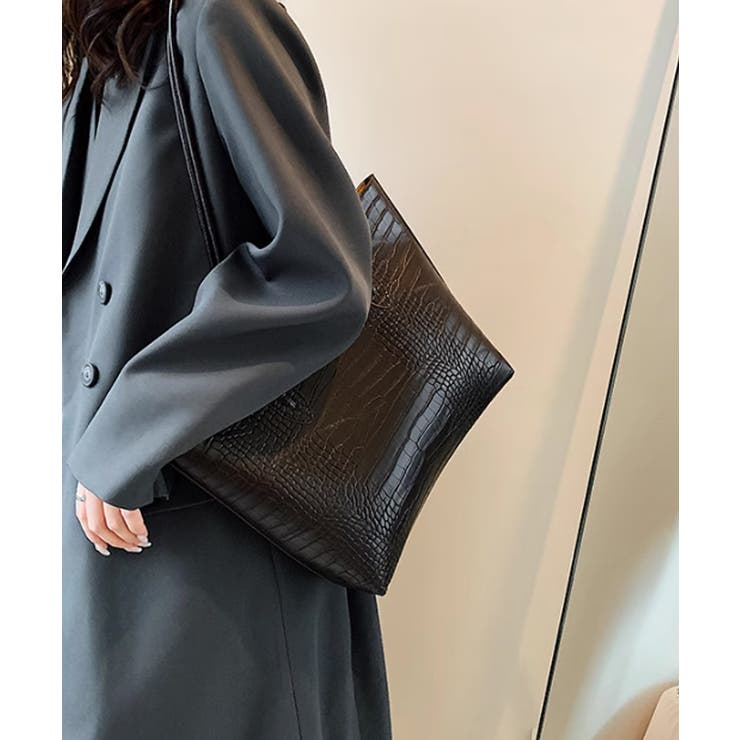 クロコ型押し トートバッグ 2点セット | SUNSHINE CLOSET | 詳細画像9 