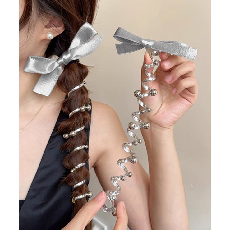 リボン コイルポニー 簡単 コイルアップ | SUNSHINE CLOSET | 詳細画像1 