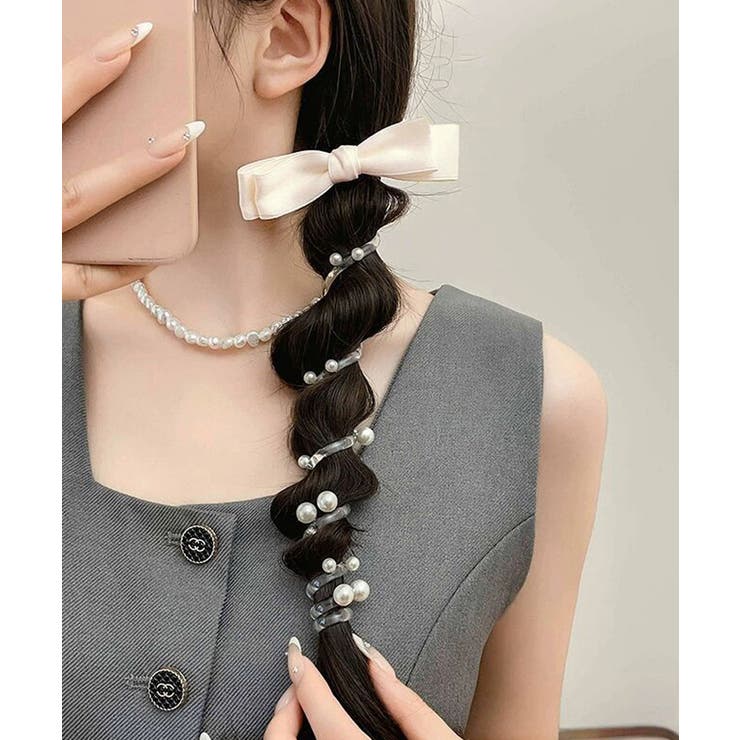 リボン コイルポニー 簡単 コイルアップ | SUNSHINE CLOSET | 詳細画像9 