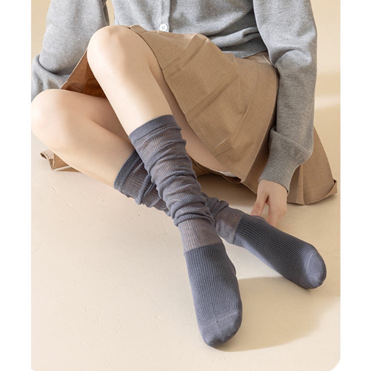 リブ編み ルーズソックス 可愛い | SUNSHINE CLOSET | 詳細画像14 