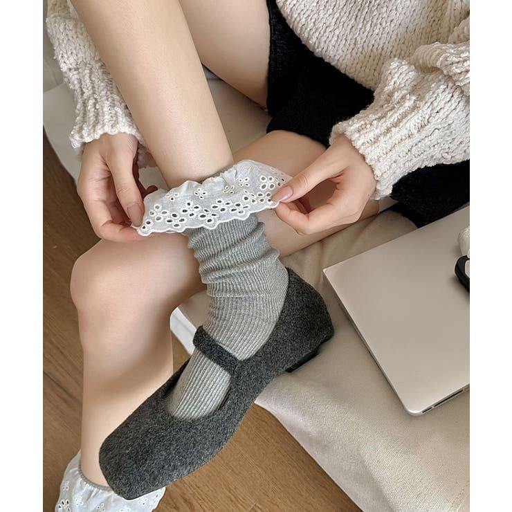 レース付き ソックス レディース 靴下 | SUNSHINE CLOSET | 詳細画像1 
