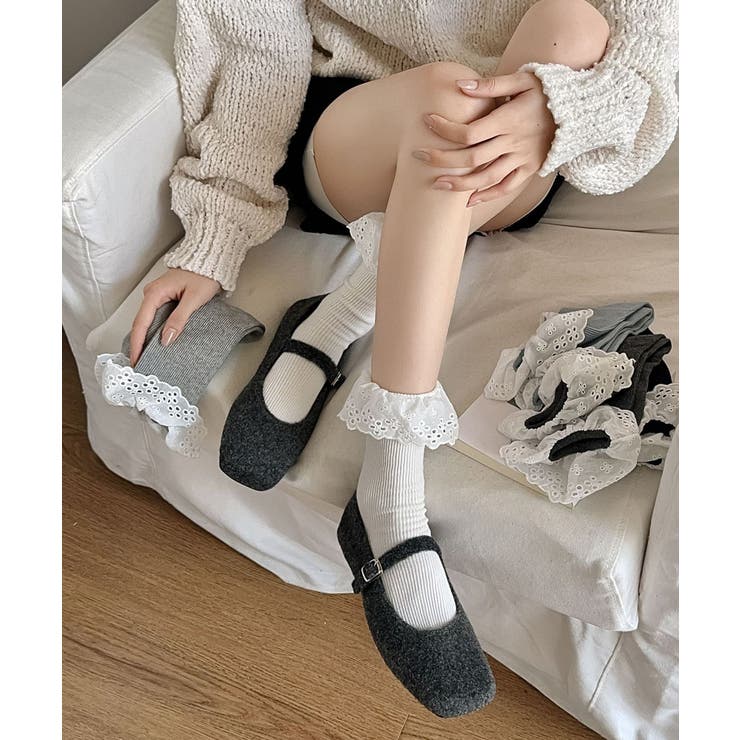レース付き ソックス レディース 靴下 | SUNSHINE CLOSET | 詳細画像12 