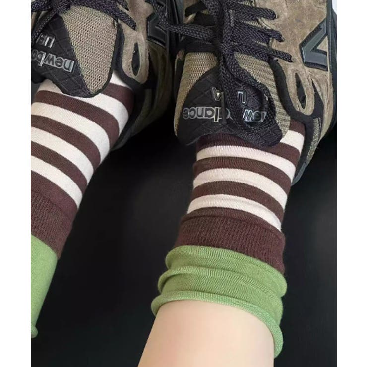 カラーボーダー ソックス 可愛い 靴下 | SUNSHINE CLOSET | 詳細画像11 