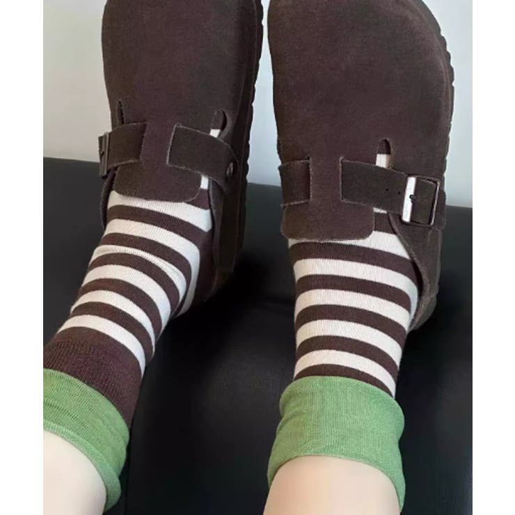 カラーボーダー ソックス 可愛い 靴下 | SUNSHINE CLOSET | 詳細画像12 