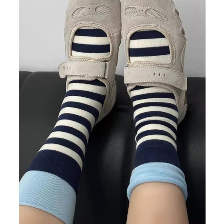 カラーボーダー ソックス 可愛い 靴下 | SUNSHINE CLOSET | 詳細画像17 