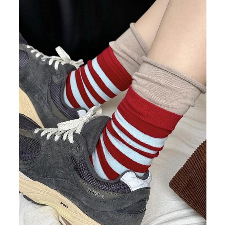 カラーボーダー ソックス 可愛い 靴下 | SUNSHINE CLOSET | 詳細画像21 
