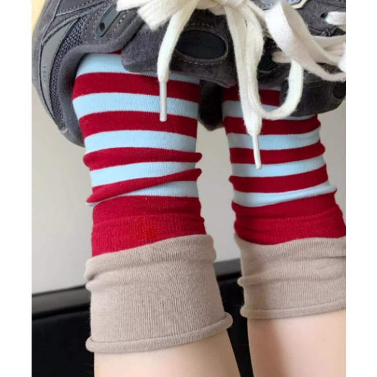カラーボーダー ソックス 可愛い 靴下 | SUNSHINE CLOSET | 詳細画像23 
