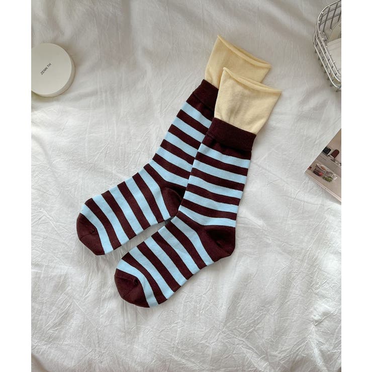 カラーボーダー ソックス 可愛い 靴下 | SUNSHINE CLOSET | 詳細画像29 