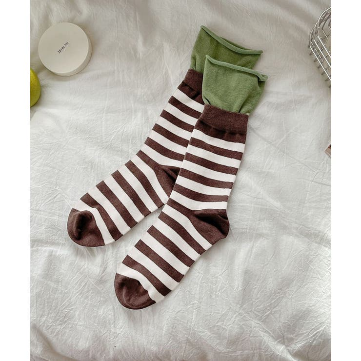 カラーボーダー ソックス 可愛い 靴下 | SUNSHINE CLOSET | 詳細画像30 