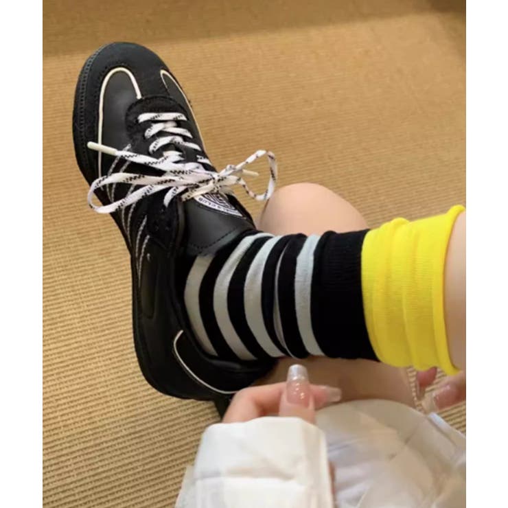 カラーボーダー ソックス 可愛い 靴下 | SUNSHINE CLOSET | 詳細画像7 