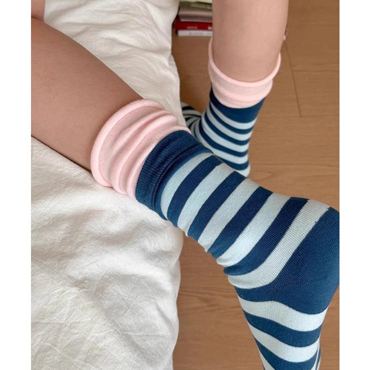 カラーボーダー ソックス 可愛い 靴下 | SUNSHINE CLOSET | 詳細画像8 