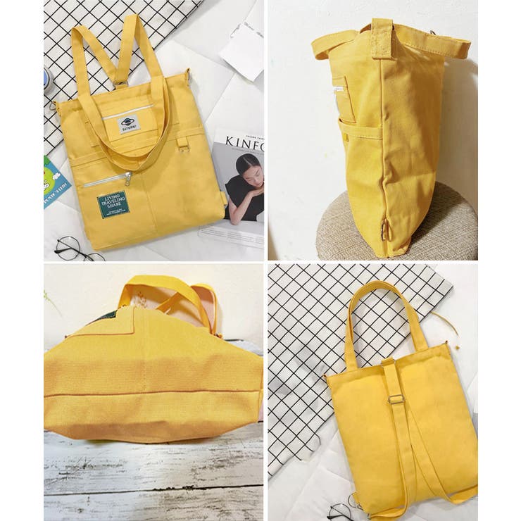 キャンバス トートバッグ 3way 軽量 | SUNSHINE CLOSET | 詳細画像15 