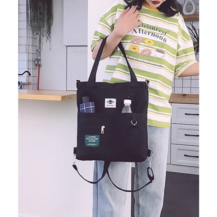 キャンバス トートバッグ 3way 軽量 | SUNSHINE CLOSET | 詳細画像4 