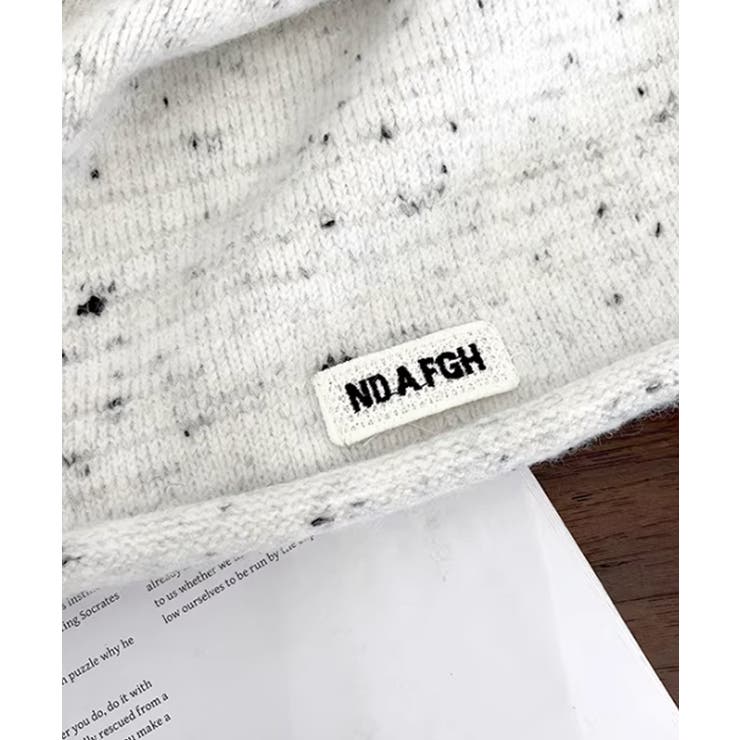 ニット帽子 ロゴ ニットビーニー 小顔 | SUNSHINE CLOSET | 詳細画像11 