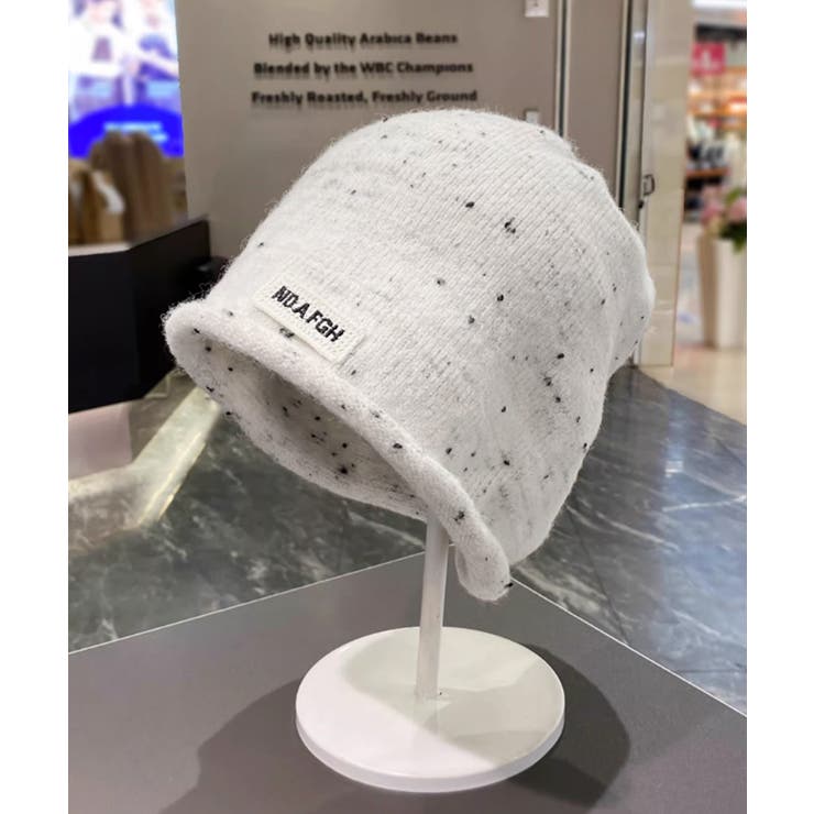 ニット帽子 ロゴ ニットビーニー 小顔 | SUNSHINE CLOSET | 詳細画像5 