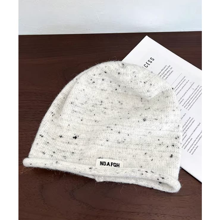 ニット帽子 ロゴ ニットビーニー 小顔 | SUNSHINE CLOSET | 詳細画像7 