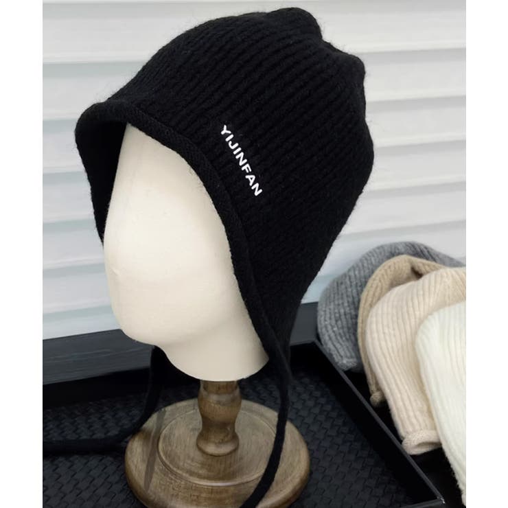 耳あて付き ニットハット 小顔ニット帽子 | SUNSHINE CLOSET | 詳細画像11 