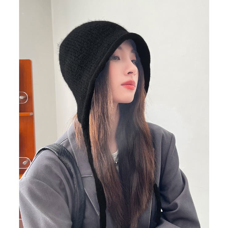 耳あて付き ニットハット 小顔ニット帽子 | SUNSHINE CLOSET | 詳細画像3 