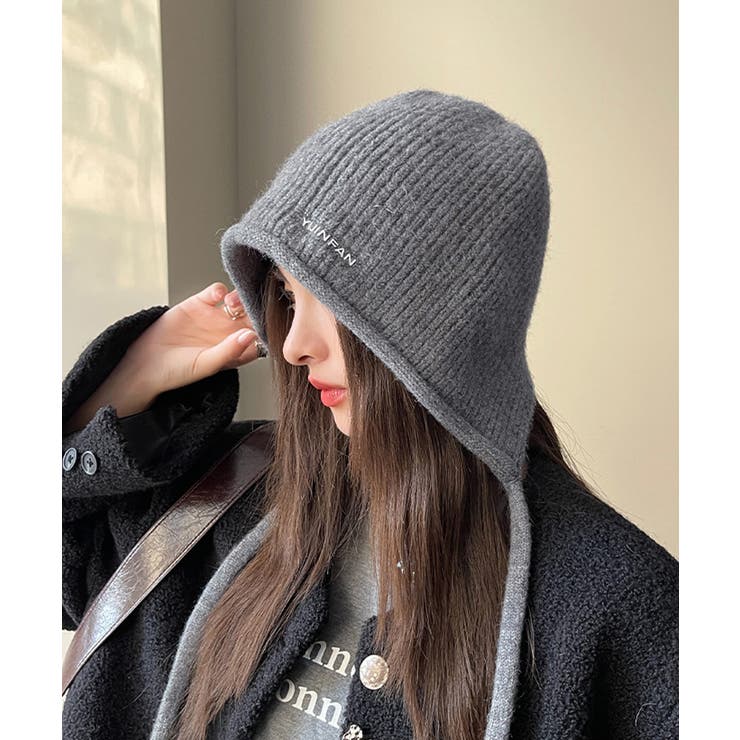 耳あて付き ニットハット 小顔ニット帽子 | SUNSHINE CLOSET | 詳細画像7 