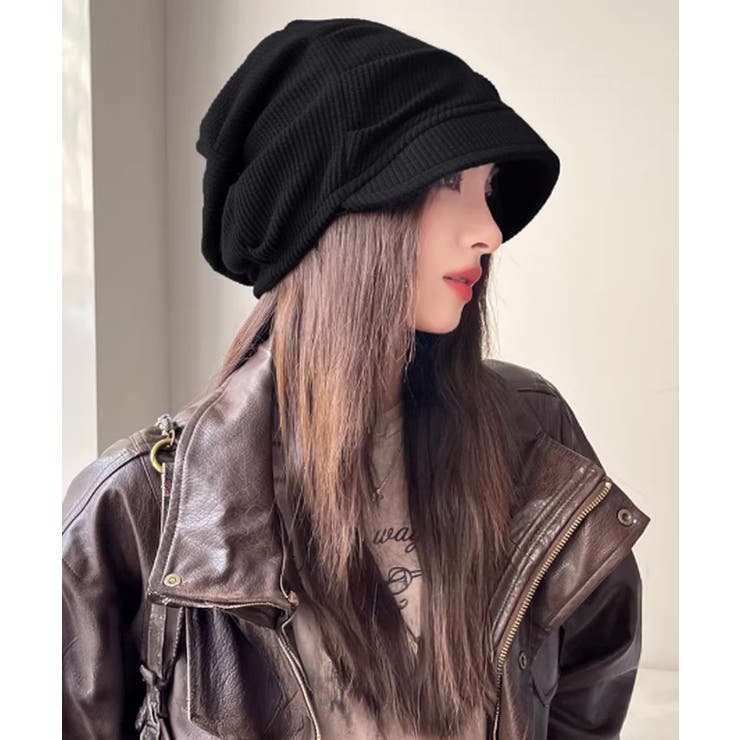 コーデュロイ ツバ付きキャスケット 小顔 | SUNSHINE CLOSET | 詳細画像4 