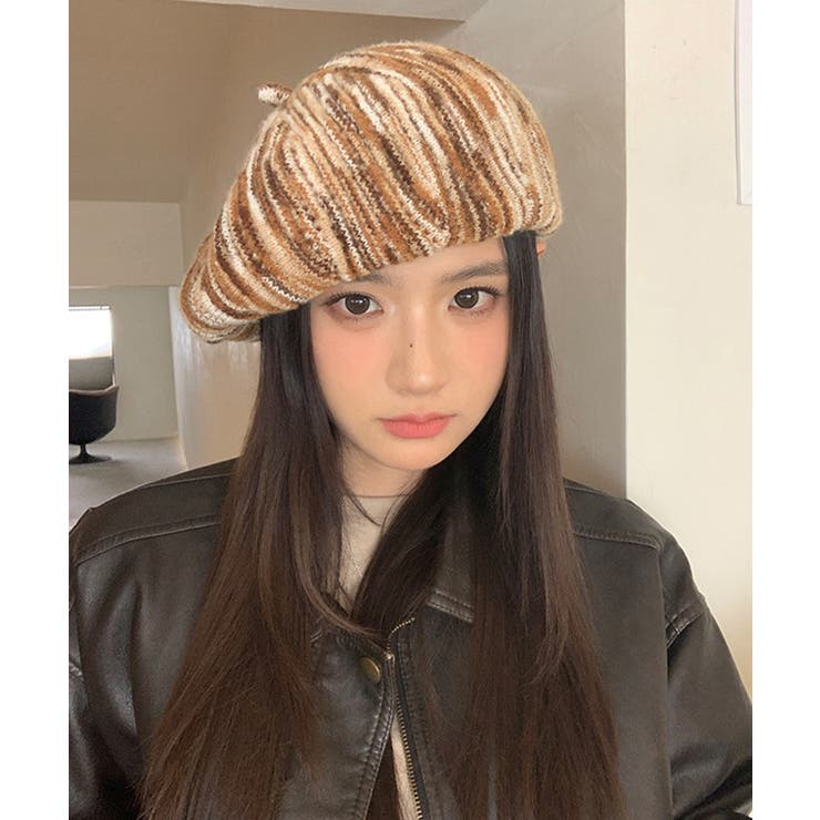 リブ編み ニットベレー帽 レディース小顔 | SUNSHINE CLOSET | 詳細画像5 