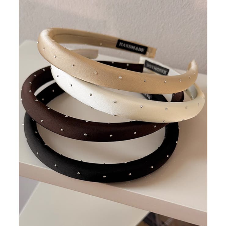 スタッズ付き サテンカチューシャ 韓国風 | SUNSHINE CLOSET | 詳細画像15 