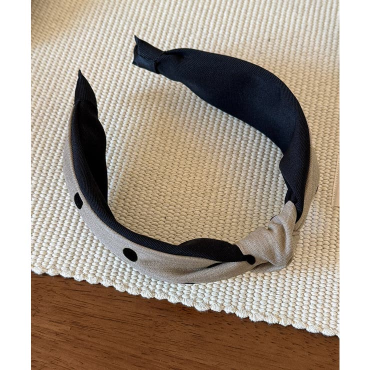 ドット柄 ねじり ワイドカチューシャ小顔 | SUNSHINE CLOSET | 詳細画像10 