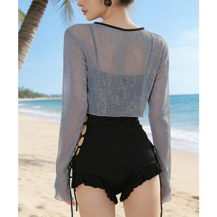 レディース ラッシュガード付き 水着セットアップ | SUNSHINE CLOSET | 詳細画像12 