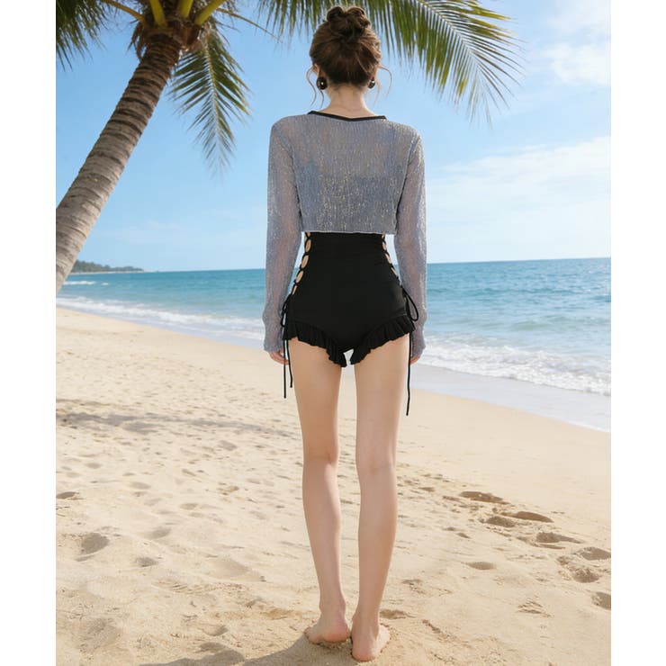 レディース ラッシュガード付き 水着セットアップ | SUNSHINE CLOSET | 詳細画像14 