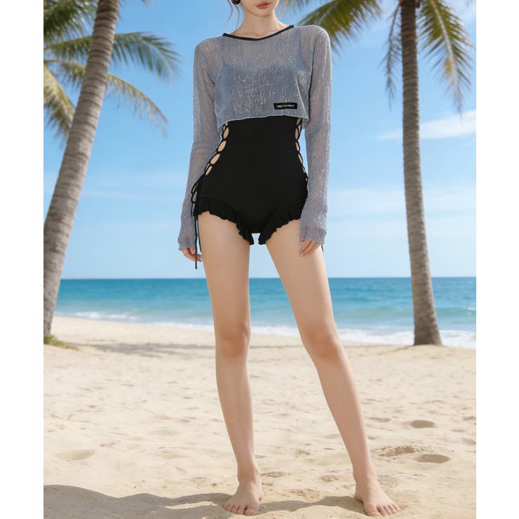 レディース ラッシュガード付き 水着セットアップ | SUNSHINE CLOSET | 詳細画像15 