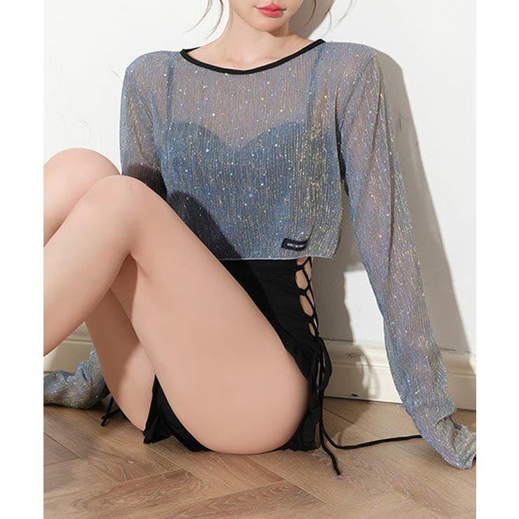 レディース ラッシュガード付き 水着セットアップ | SUNSHINE CLOSET | 詳細画像4 