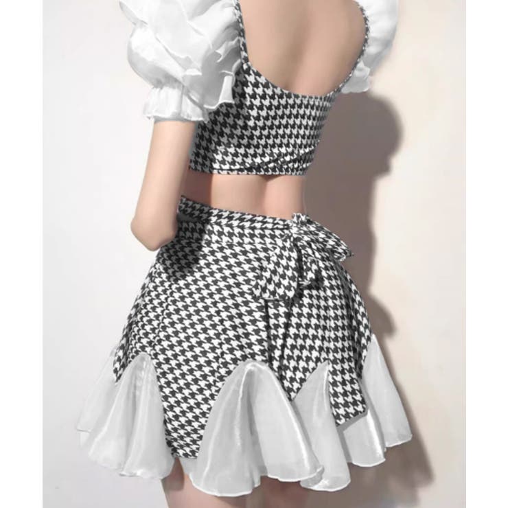 パフスリーブ タンキニ 水着2点セット | SUNSHINE CLOSET | 詳細画像10 