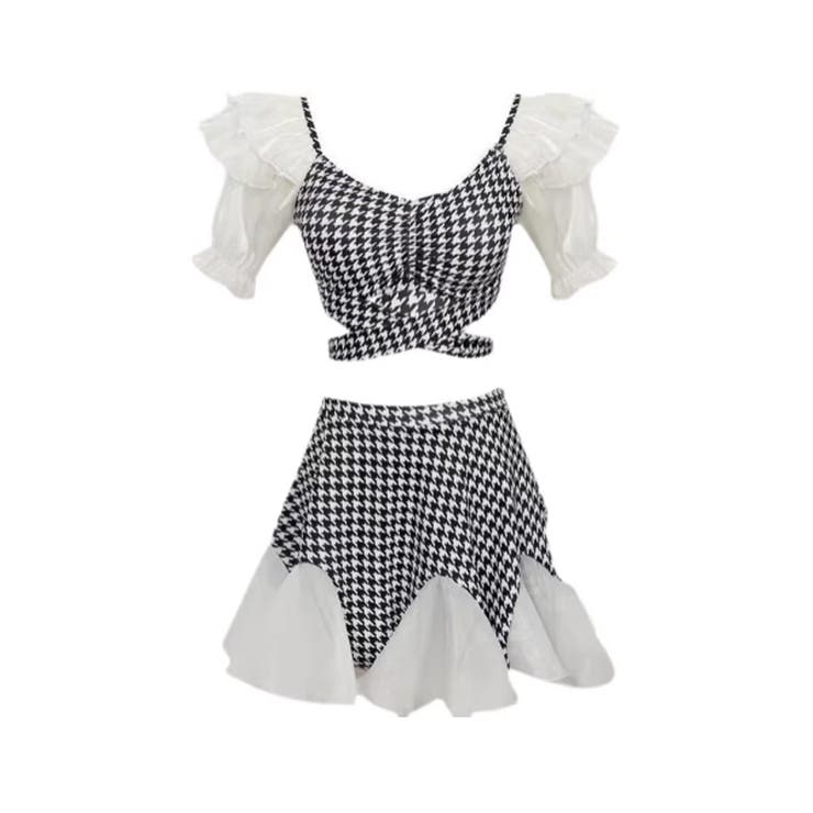 パフスリーブ タンキニ 水着2点セット | SUNSHINE CLOSET | 詳細画像12 