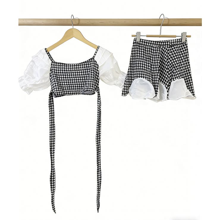 パフスリーブ タンキニ 水着2点セット | SUNSHINE CLOSET | 詳細画像14 